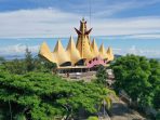 Lampung's,Landmark,Is,Called,The,Siger,Tower